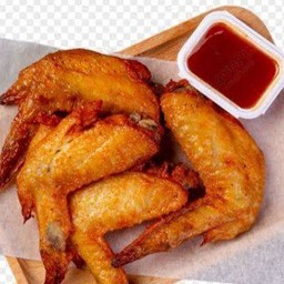 ปีกกลางไก่ทอดกระเทียม