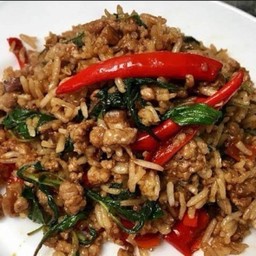 กะเพราข้าวคลุก