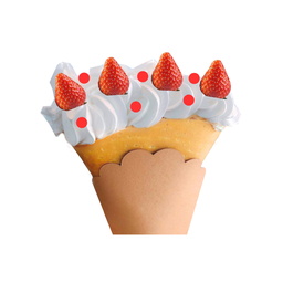 เครปวิป สตอเบอรี่ เยลรี่แดง