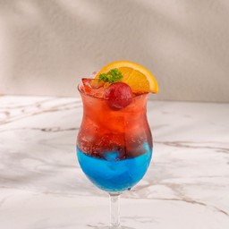 สตอร์เบอร์รี่บลูฮาวายโซดา Strawberry Blue Hawaii Soda