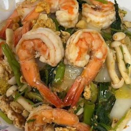 สุกี้แห้งกุ้ง (น้ำจิ้มสุตรดั้งเดิมเต้าหุ้ยี่/แล้วน้ำจิ้มสุตรเนื้อกระทะ)