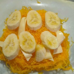 โรตีฝอยทอง+กล้วย+ชีส