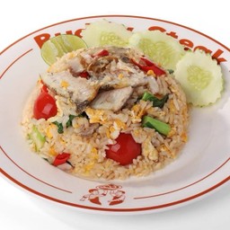 ข้าวผัดพริกสดปลาสลิด