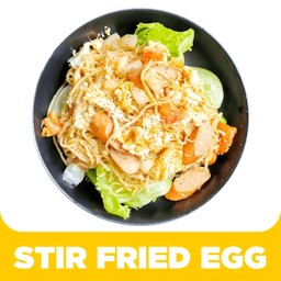 สปาเก็ตตี้ ผัดไข่ & ไส้กรอก