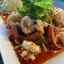 ยำกุ้งตะไคร้