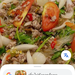 ยำวุ้นเส้นหมูสับ