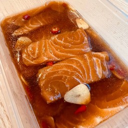 แซลมอนดองจ้า - ( Homemade )