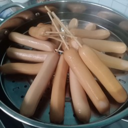 ไส้กรอกไก่นึ่ง 1 ไม้