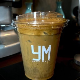 Coconut coffee latte