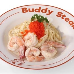 สปาเกตตี้คาโบนาร่ากุ้ง