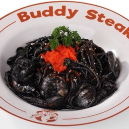 สปาเกตตี้ซอสหมึกดำทะเล