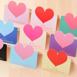 Gift การ์ดอวยพร รูปหัวใจ
