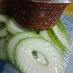 มะม่วงเบา+พริกปลาร้าข้าวคั่ว