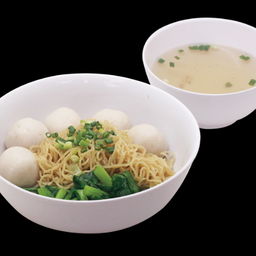 บะหมี่ลูกชิ้นปลา(Fish ball noodles)