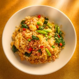 ข้าวผัดปลาอืนทรีย์เค็ม