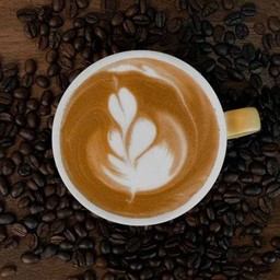 ลาเต้ร้อน