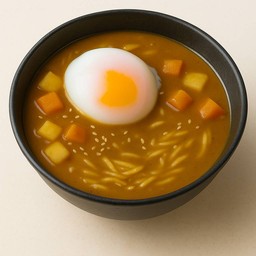 ราเมนแกงกระหรี่ไข่ออนเซ็น