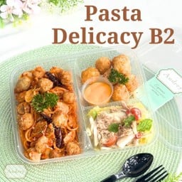 ครบรสอิ่มคุ้มในกล่องเดียว Pasta Delicacy B2 สปาเก็ตตี้ต้มยำกุ้งป๊อบ / Say Cheese / สลัดทูน่ารสแซ่บ