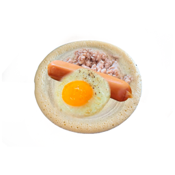 ไข่+ไส้กรอก+หมูสับ