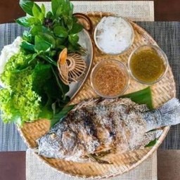 เมี่ยงปลานิลเผา