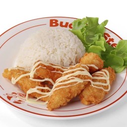 ข้าวไก่กรอบครีมมะนาว