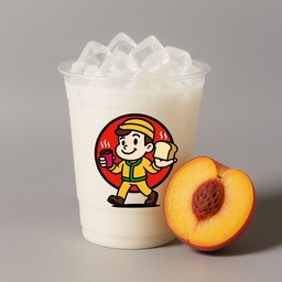 ชานมพีช-เย็น