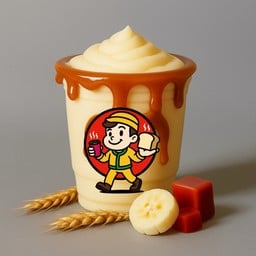 นมสด กล้วยคาราเมล-ปั่น