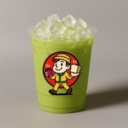 ชาเขียว นมสด-เย็น