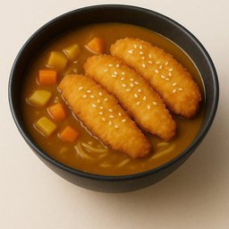 ราเมนแกงกระหรี่ปลาดอลลี่ทอด