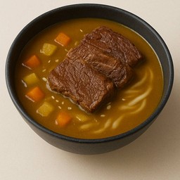 ราเมนแกงกระหรี่เนื้อตุ๋น