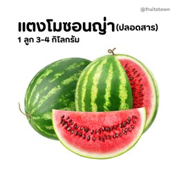 แตงโมซอนญ่า (ปลอดสาร) 1ลูก