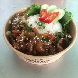 ข้าวหมูทอดซอสเปรี้ยวหวาน (ทังซูยุก)