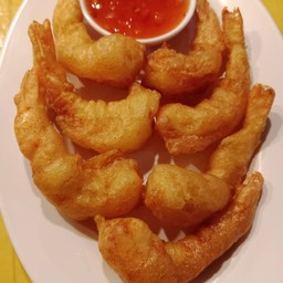 กุ้งชุบแป้งทอด