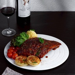 ซี่โครงบาร์บีคิว M Special BBQ rips sancreed well