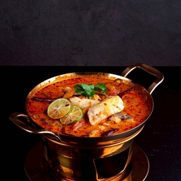 ต้มยำปลากระพง ถ้วย Tom Yum Sea Bass Cup