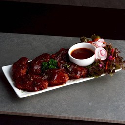 ปีกไก่บาร์บีคิว BBQ Chicken Wings