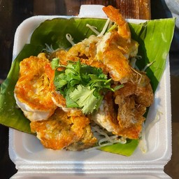 กุ้งทอดแป้งกรอบ