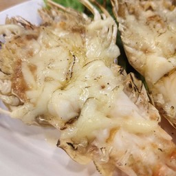 กุ้งเผา ชีสเบิร์นไฟ 3 ตัว