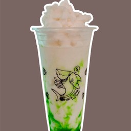 แอปเปิ้ลเขียว นมสด ปั่น