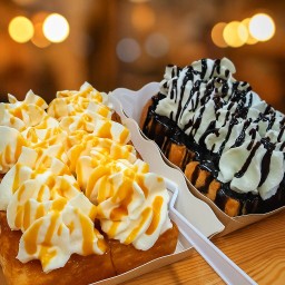 ปังปิ้งเเผ่นหน้าเนยนมวิปครีม