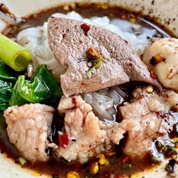 ก๋วยเตี๋ยวหมูหมัก+ตับ