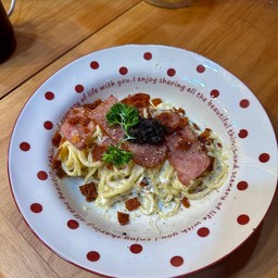 สปาเก็ตตี้ คาโบนาร่าทรัฟเฟิลเบค่อน