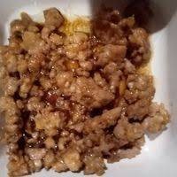 ผัดน้ำซอส (ไม่มีผัก) ราดข้าว