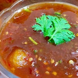 น้ำจิ้มมะขามพริกแห้งคั่ว