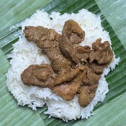 ข้าวเหนียว + หมูหวาน