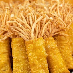 เกี้ยวเห็ดเข็มทอง 4 ชิ้น