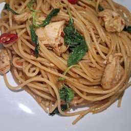 สปาเก็ตตี้ผัดกะเพรา