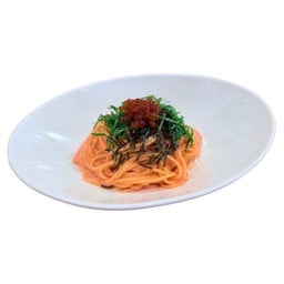 264. Pasta Mentaiko cream with Ikura topping