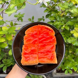ขนมปังปิ้งแยมสตอเบอรี่