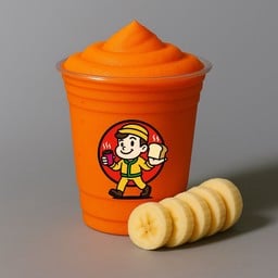 ชาไทยนมสดกล้วย - ปั่น